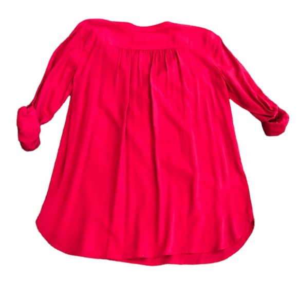 LOFT Long Sleeves Bright Pink Tunic NWT Women’s Size Small - Picture 4 of 8